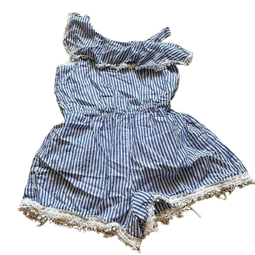 Offset Shoulder Romper - Sz 8 Girls